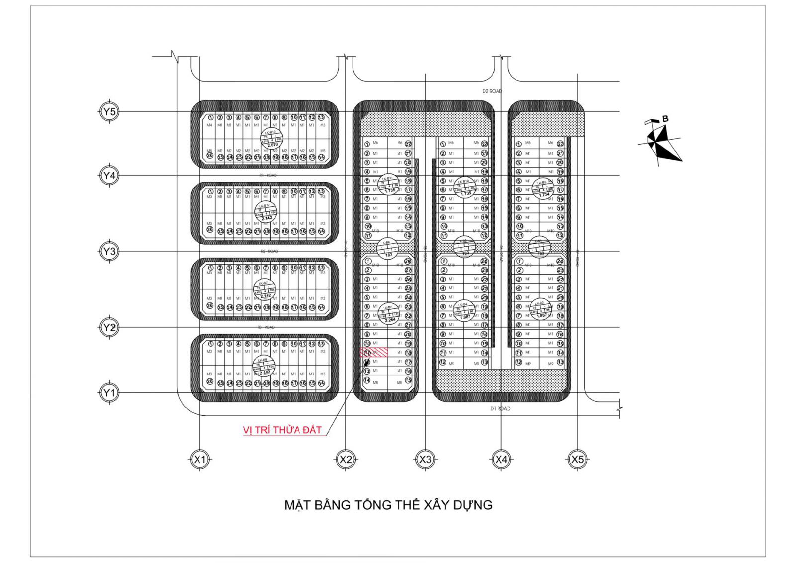 mặt bằng phân lô dự án việt sing square từ sơn bắc ninh